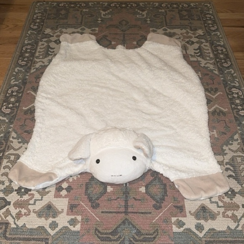 Pottery Barn Kids Lamb Critter Plush Play Mat 26” x 34” - Picture 2 of 7